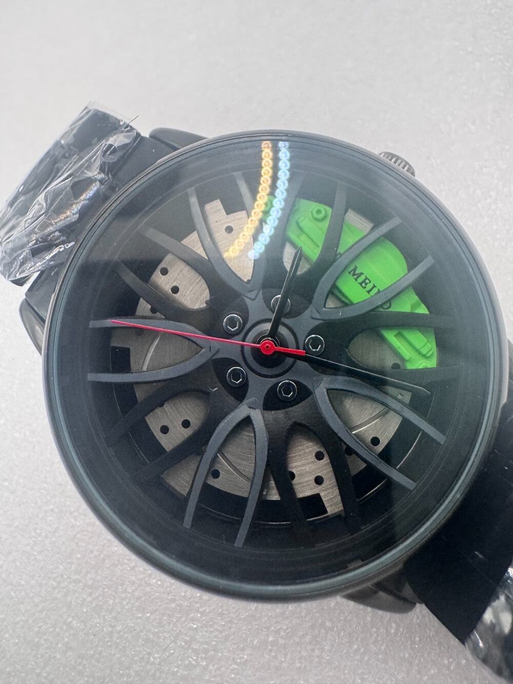 Luxury Watch - Car Wheel - Car Brake Green Brake - Water Resistant - Super Cool